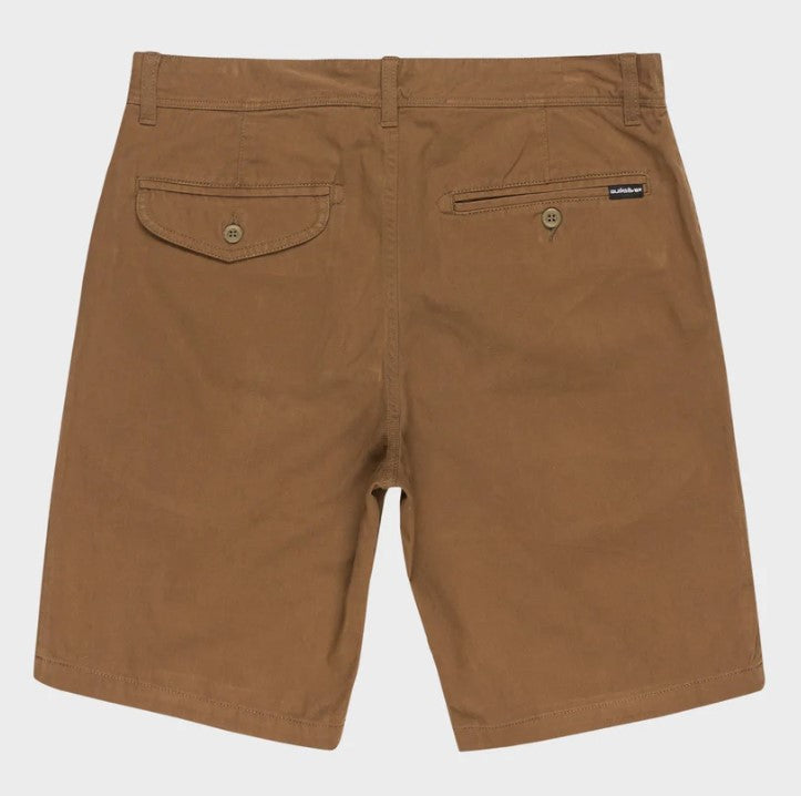 Quiksilver Everyday Union Light Walkshorts in fallen rock colourway from rear