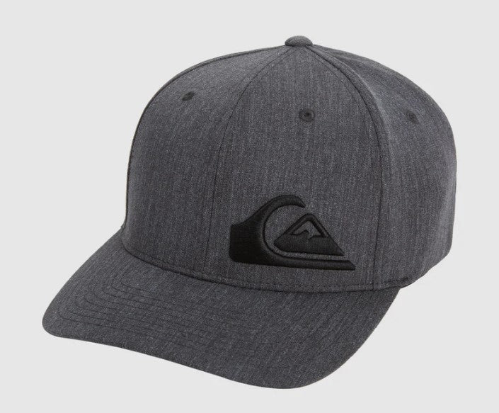 Quiksilver Final 2 Flexfit Cap in charcoal heather colourway