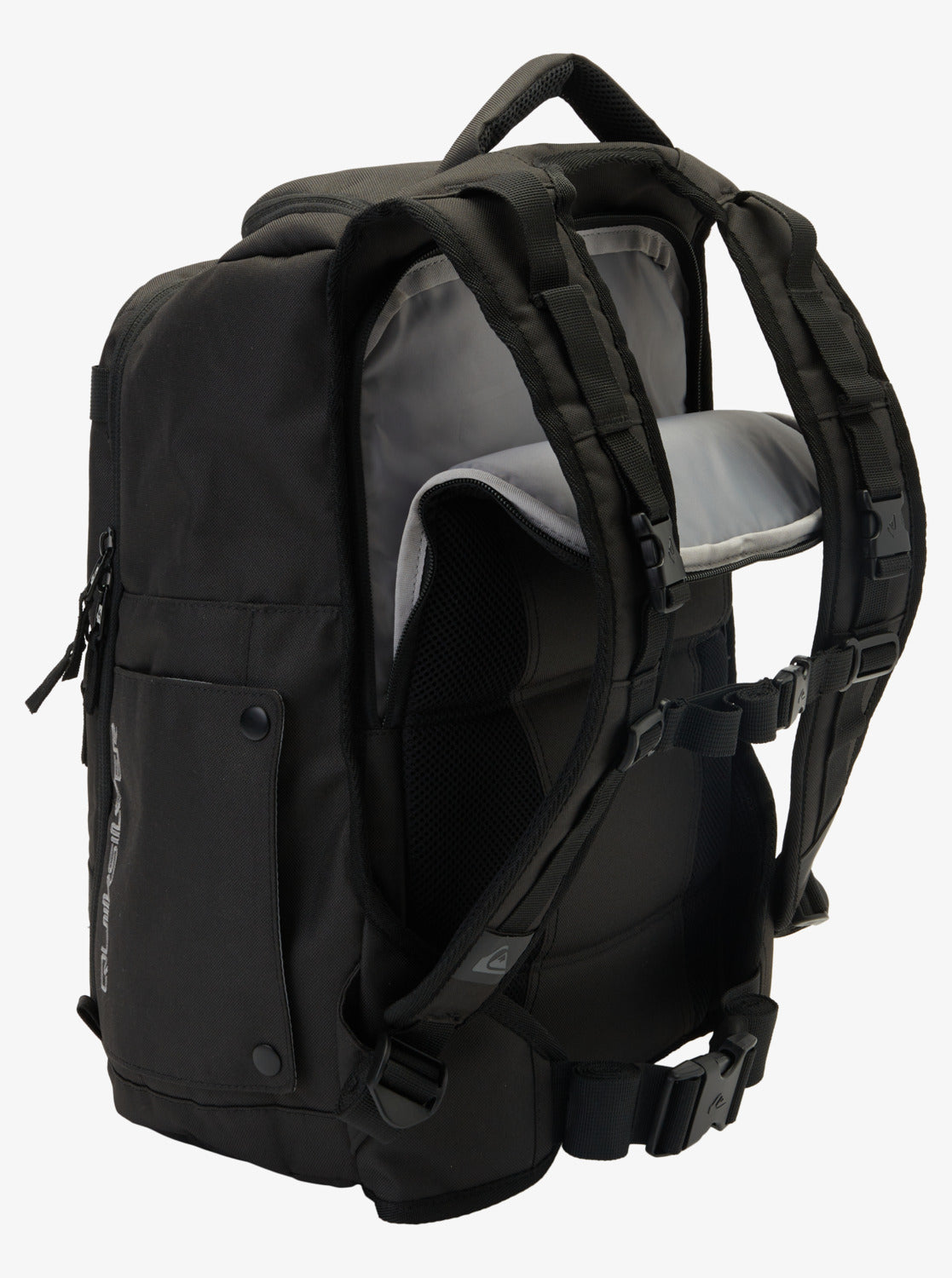 Quiksilver Grenade 32 Litre Large Premium Backpack in colour black back veiw