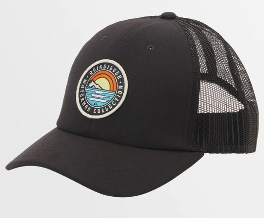 Quiksilver Hook Minded Trucker Cap in colour black