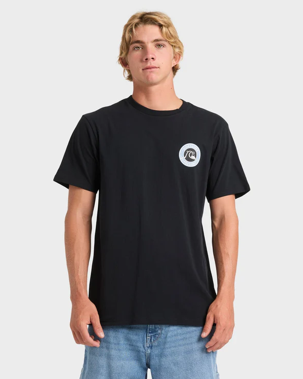 Quiksilver Clicker Mate Men's T-Shirt in black from front