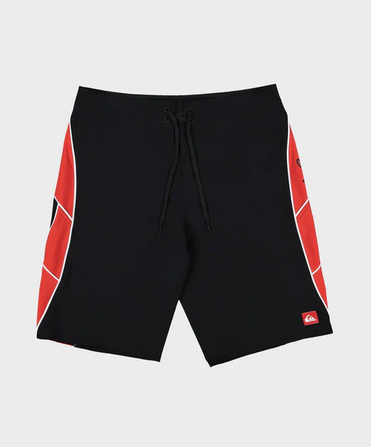 Quiksilver Nomad 21" Men's Boardshorts in black with red