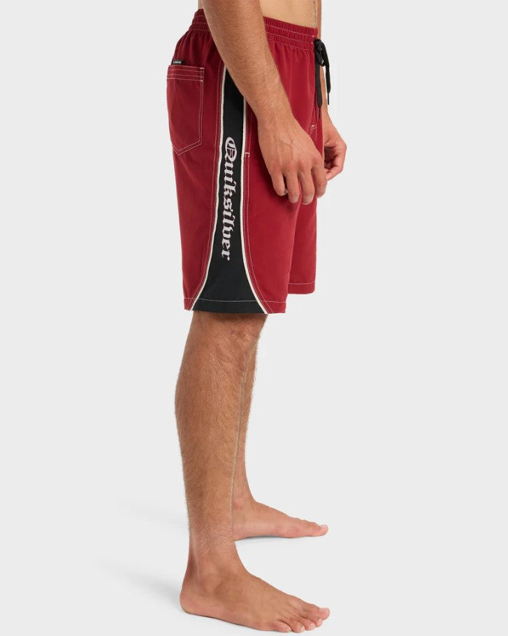 Quiksilver Mercury 99 Volley Shorts in biking red from right side