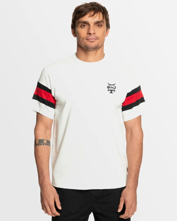 Quiksilver Mercury Panel Tee in colou snow white