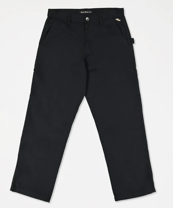 Quiksilver Mercury Poised Men's Carpenter Pants in black from front