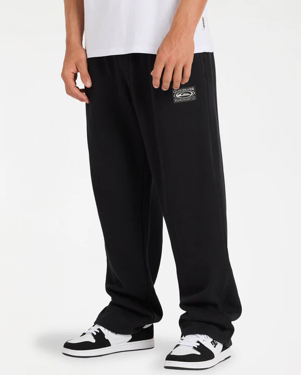 Quiksilver Mercury Poised Men's Carpenter Pants in black from front side view