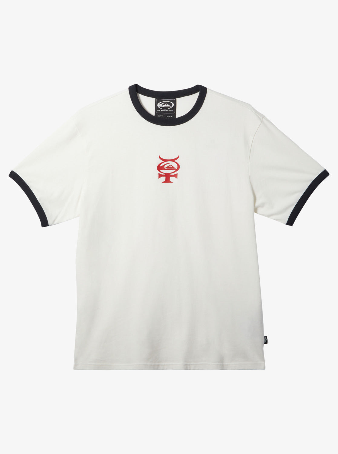 Quiksilver Mercury Ringer Tee in snow white colourway