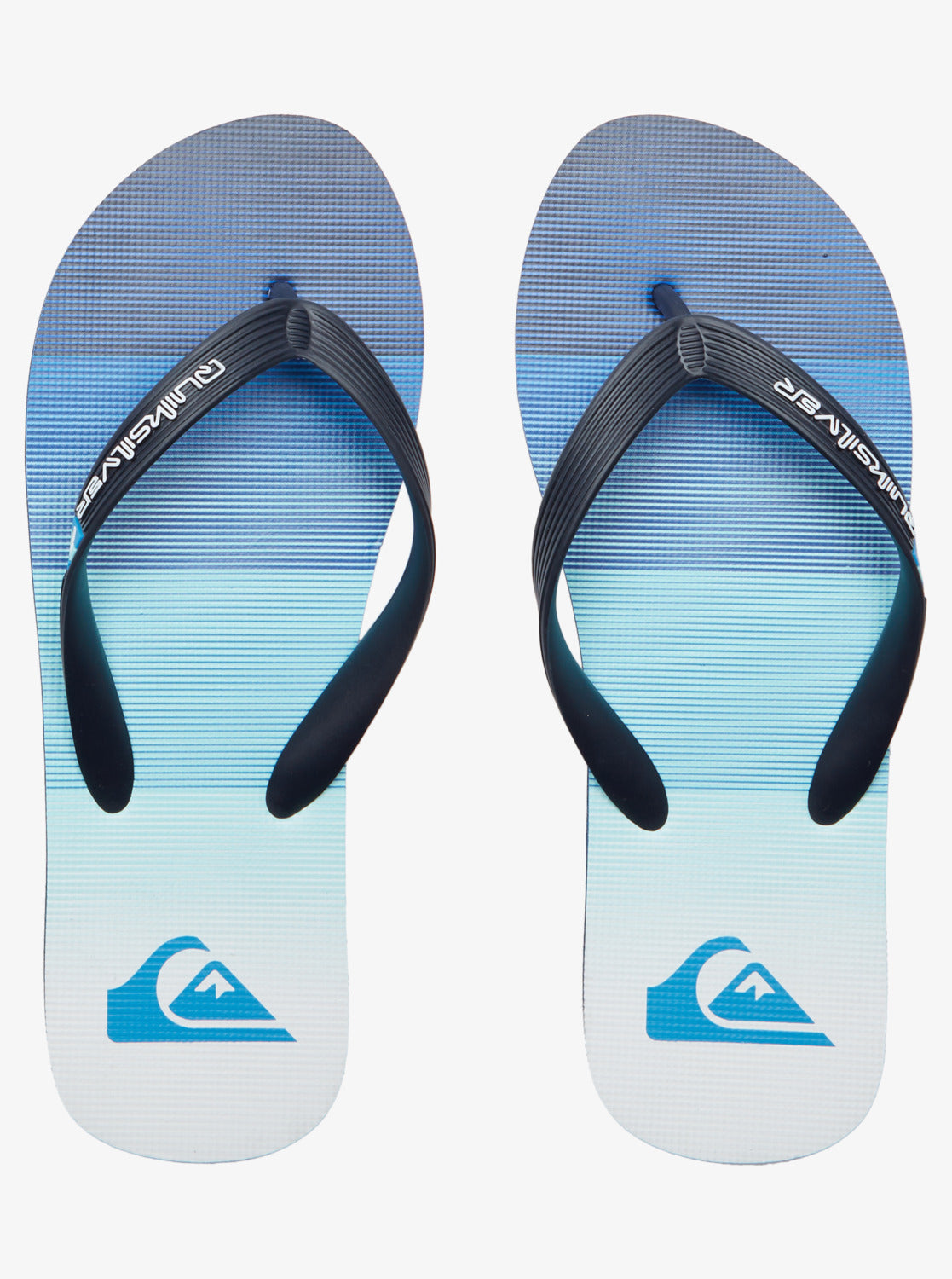 Quiksilver Molokai Stripe Jandals in blue blue colourway