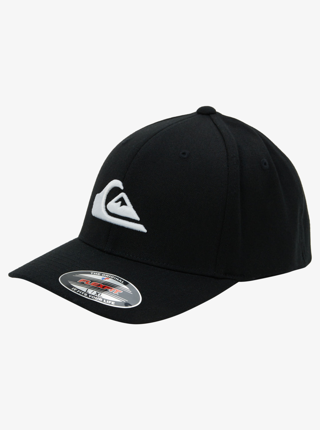 Quiksilver Mountain and Wave Cap black white