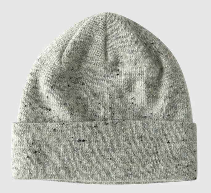 Quiksilver Nepsy Beanie in glacier grey colourway from rear