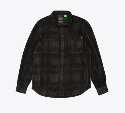 Quiksilver North Sea Expedition lll long sleeve Shirt in espresso colourway