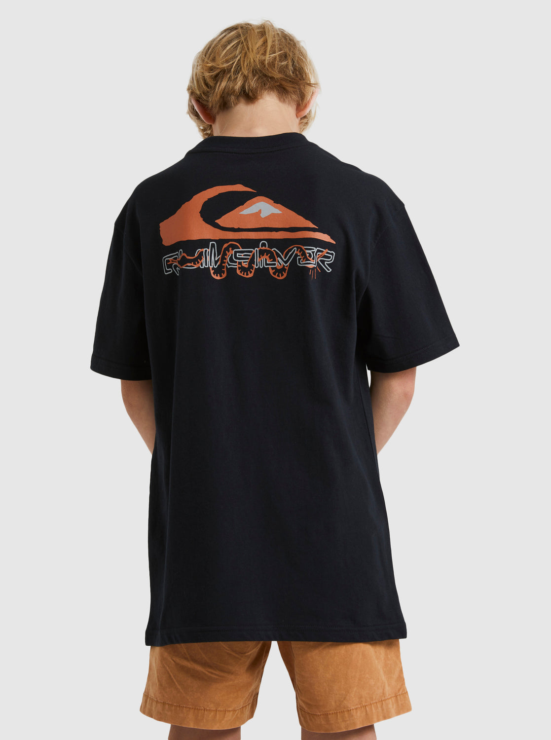 Quiksilver Omni Serpent Youth Tee black from back