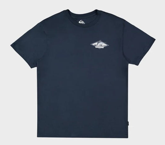 Quiksilver Rough Seas Men's T-Shirt in navy from front