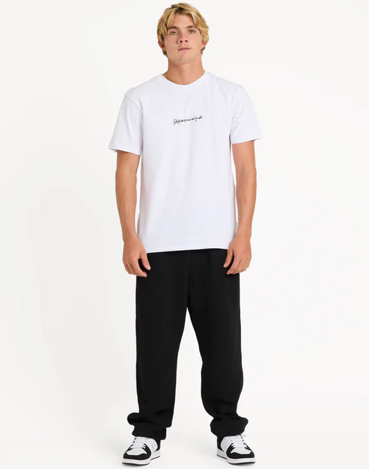 Quiksilver Saltwater Jogger Track Pants
in black on model from front