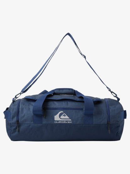 Quiksilver Shelter Duffle Bag in naval academy blue colourway from side