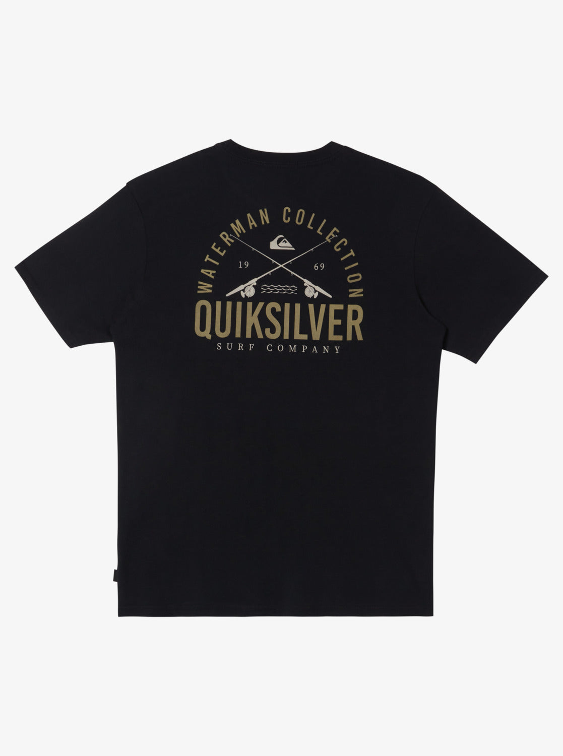 Quiksilver South Side Tee in black from rear