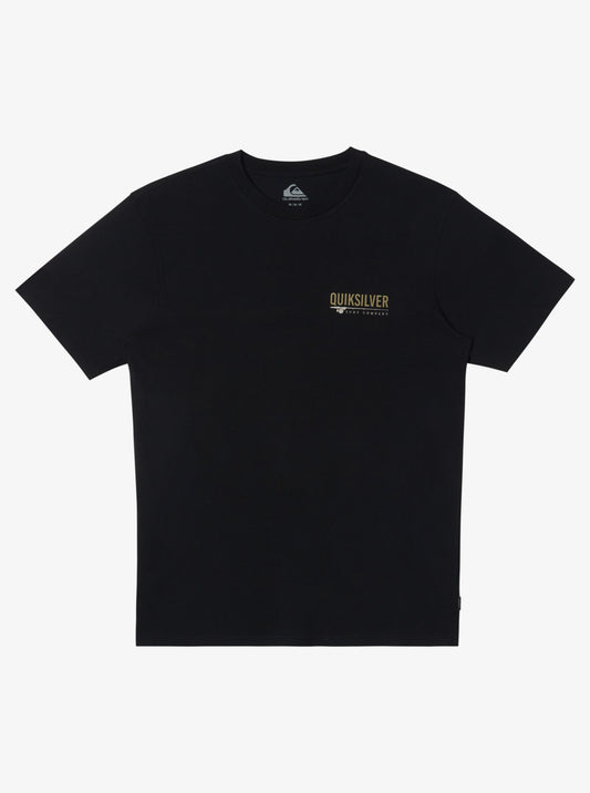 Quiksilver South Side Tee in black from front