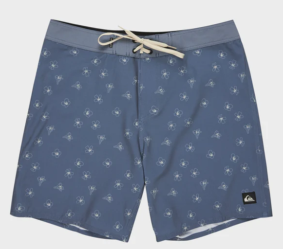 Quiksilver Surfsilk Straight Leg 18" Men's Boardshorts in china blue from front