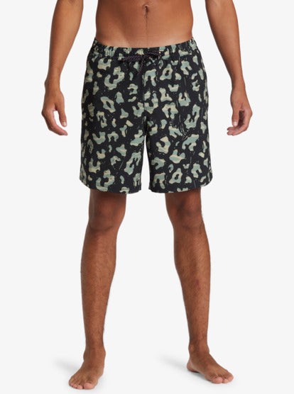 Quiksilver Surfsilk Mix Volley 17" Shorts in black