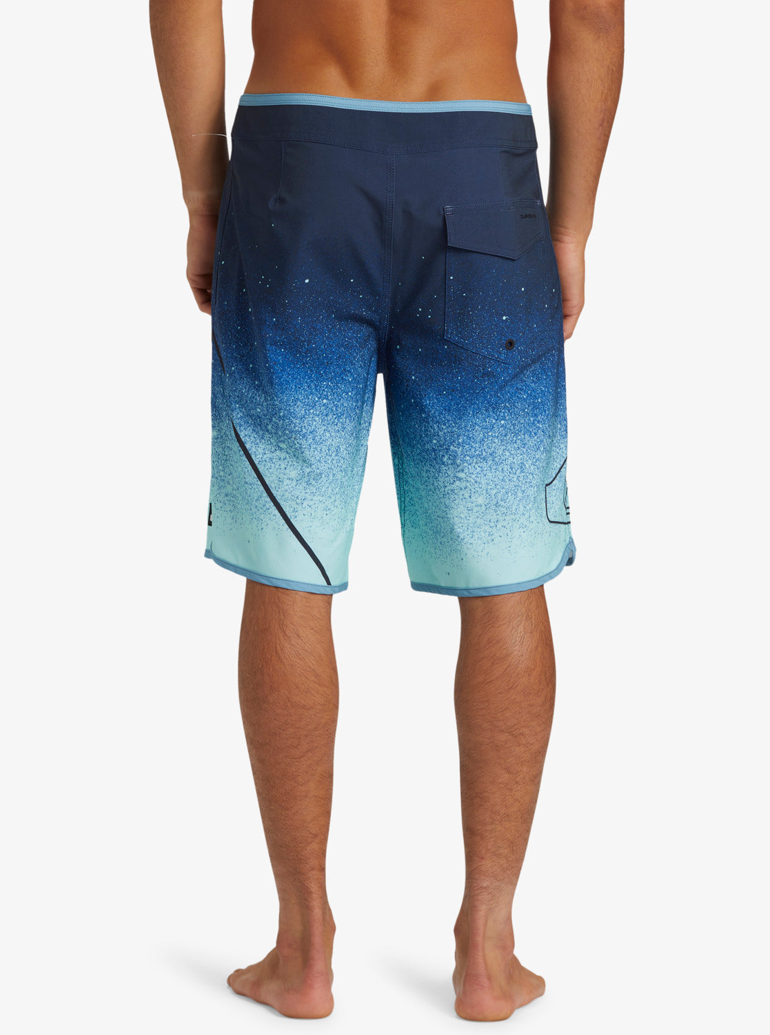 Quiksilver Surfsilk New Wave 20" Boardshorts in dark navy from rear