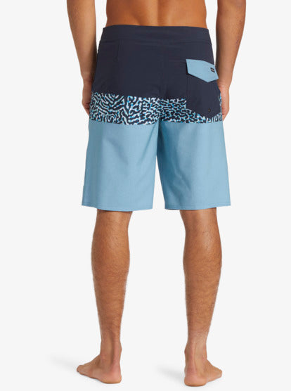 Quiksilver Surfsilk Panel 20" Boardshorts in dark navy colourway from rear