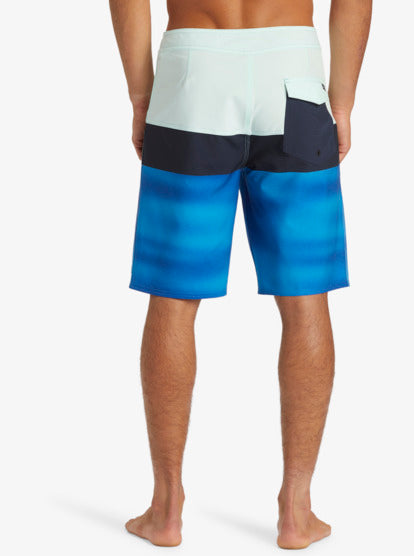 Quiksilver Surfsilk Panel 20" Boardshorts in limpet shell colour from rear