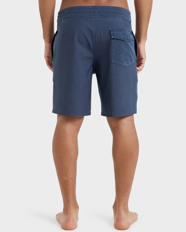 Quiksilver Surfsilk Street Trunk 18" Boardshorts in india ink from rear