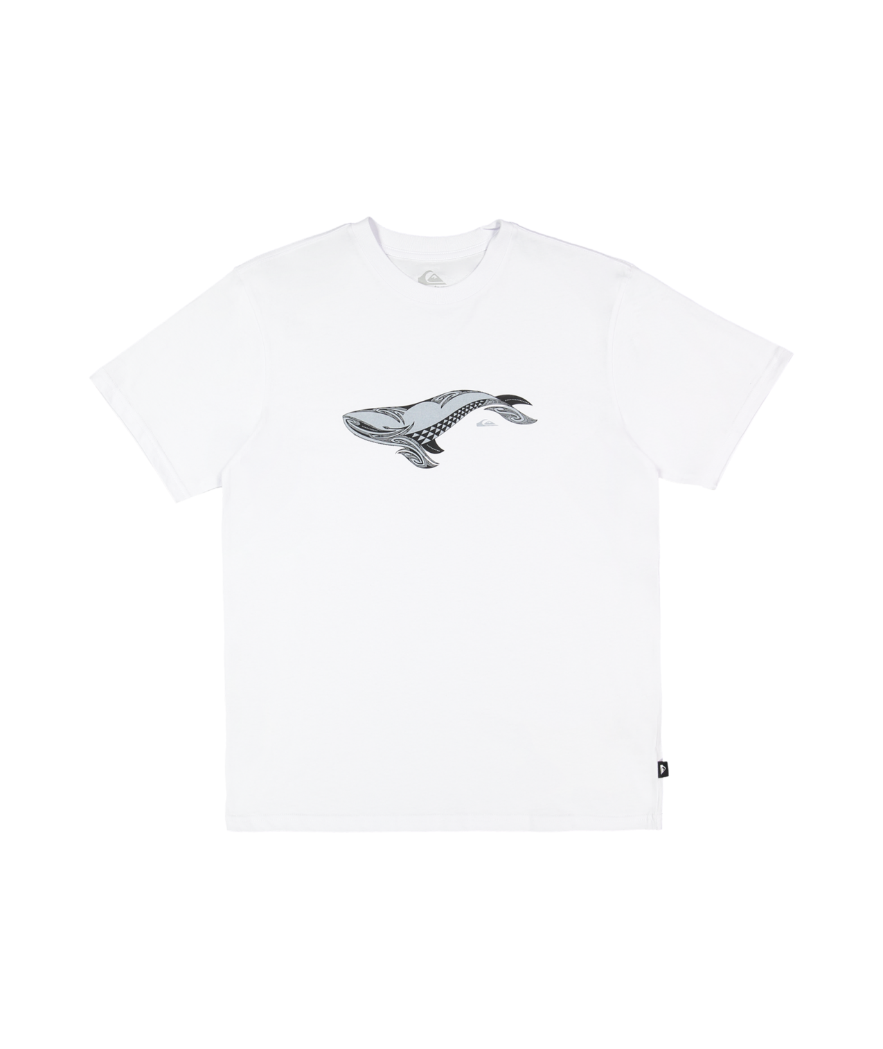 Quiksilver Tai Kehu Tohora T-Shirt in white flat lay
