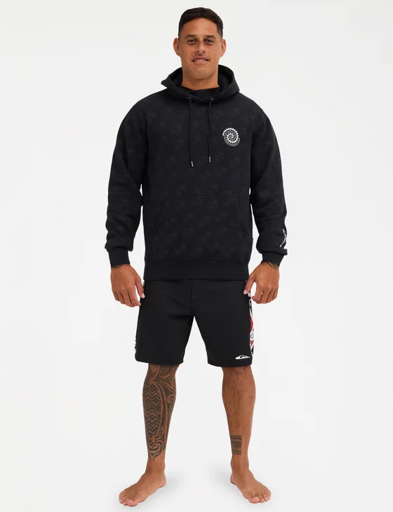 Quiksilver Tai Kehu Tiki Hoodie on kehu butler from the front
