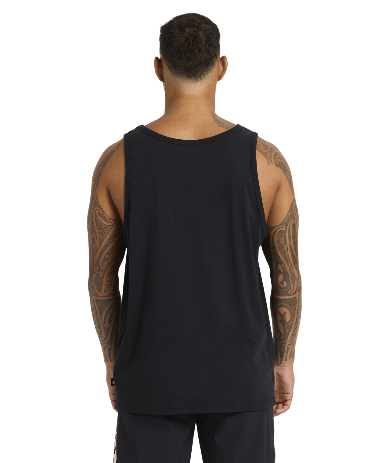 Quiksilver Tai Kehu Tuna-Heke Tank in black from rear