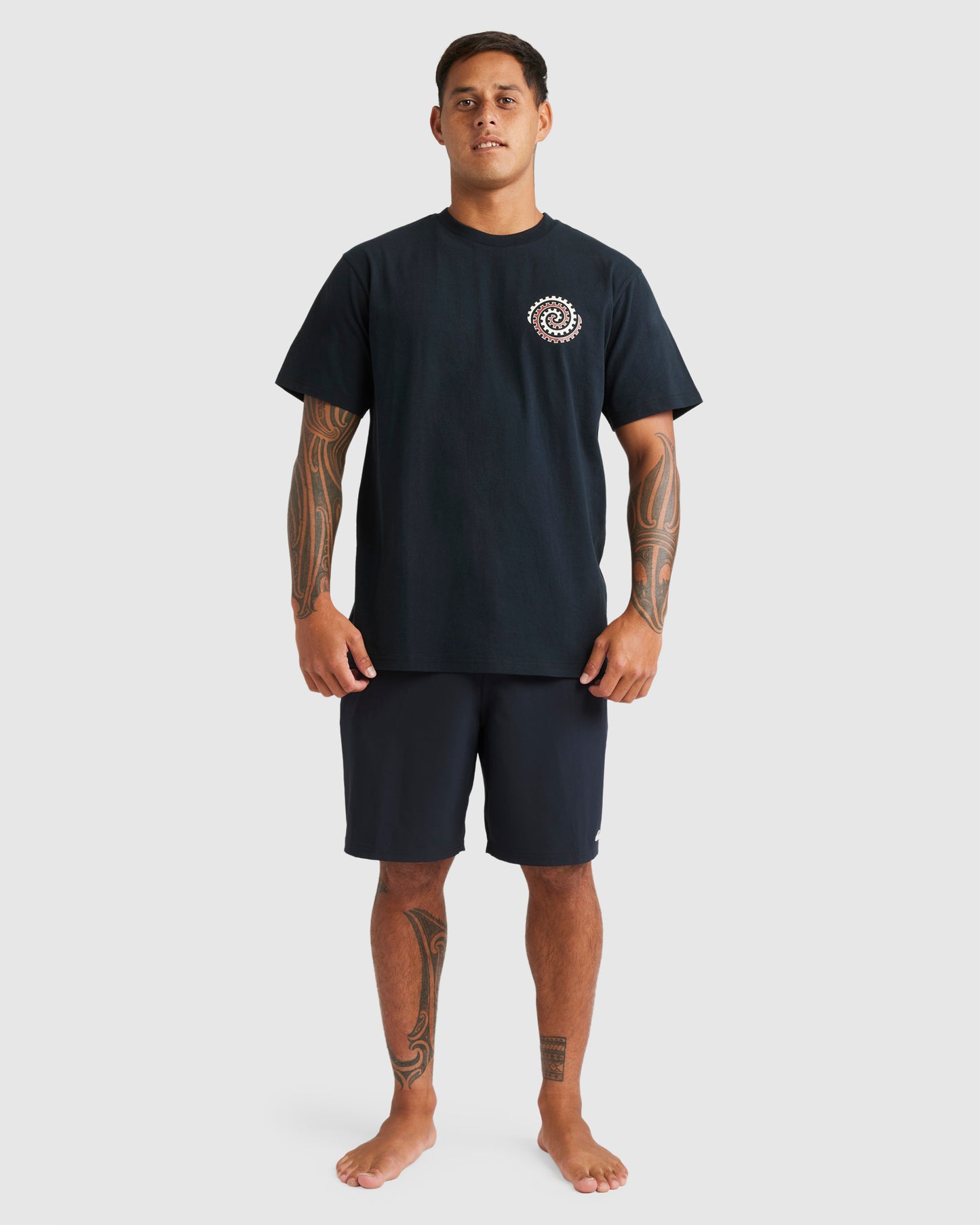 Quiksilver Tai-Uru Kehu Tee in black from front