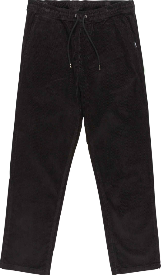 Quiksilver Taxer Cord Regular Pants in black from front