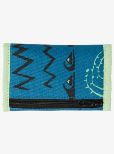 Quiksilver The Everydaily Youth Wallet in aegean blue from rear