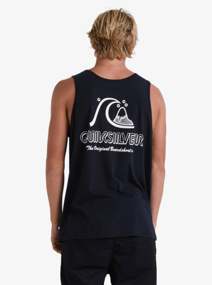 Quiksilver The Original BoardShort Co Tank in black from rear