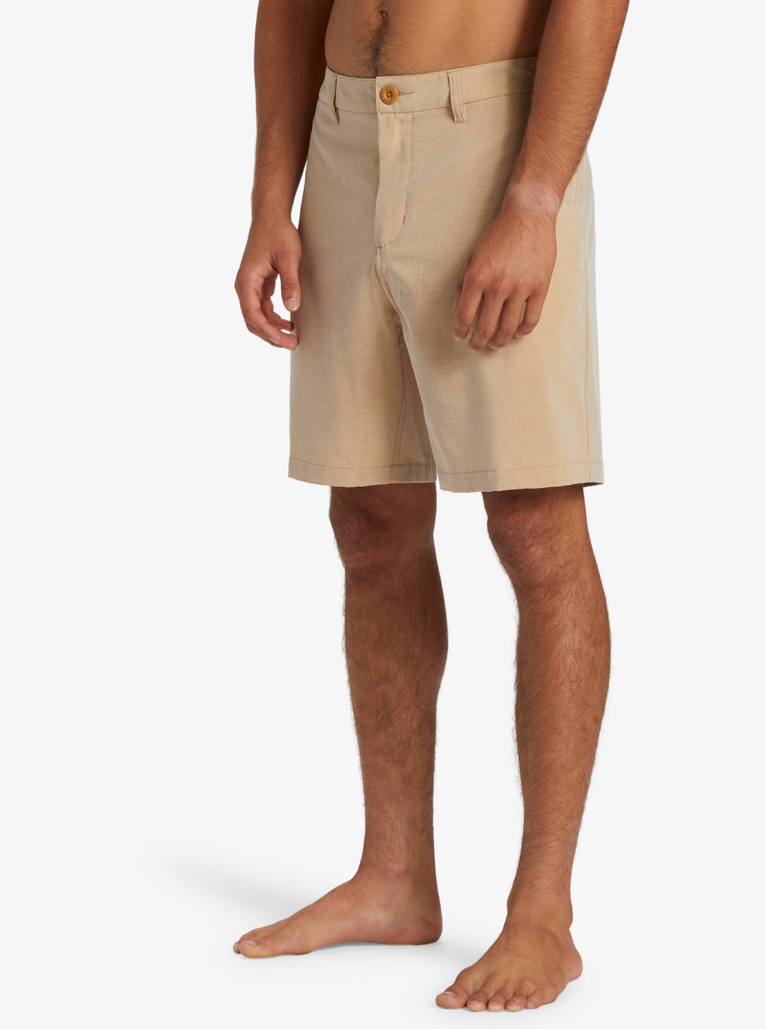 Quiksilver Union Heather Amphibian 20" Boardshorts in khaki colour from side