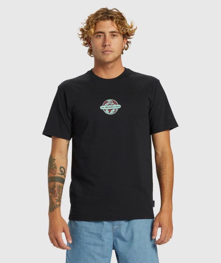 Quiksilver World Force Tee in black from front