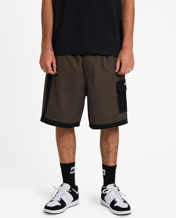 Quiksilver Wrath 23" Men's Walkshorts
 in turkish coffee colourway from the front