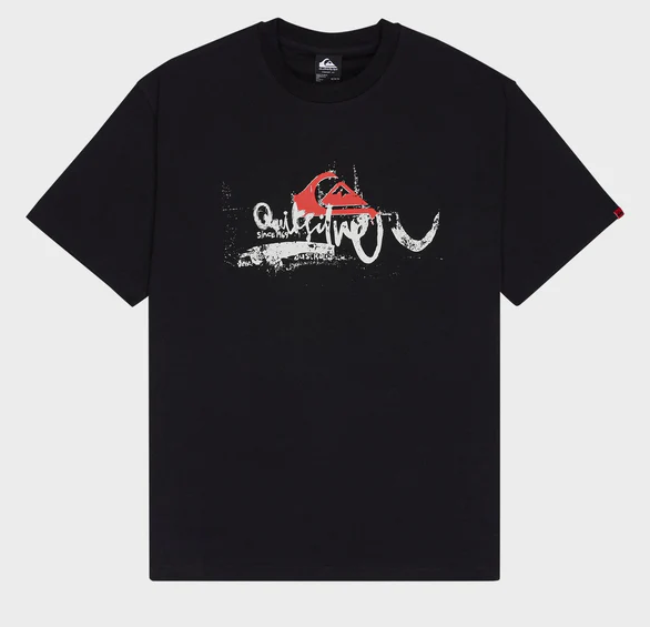Quiksilver Young Guns Drifter T-Shirt in black from front