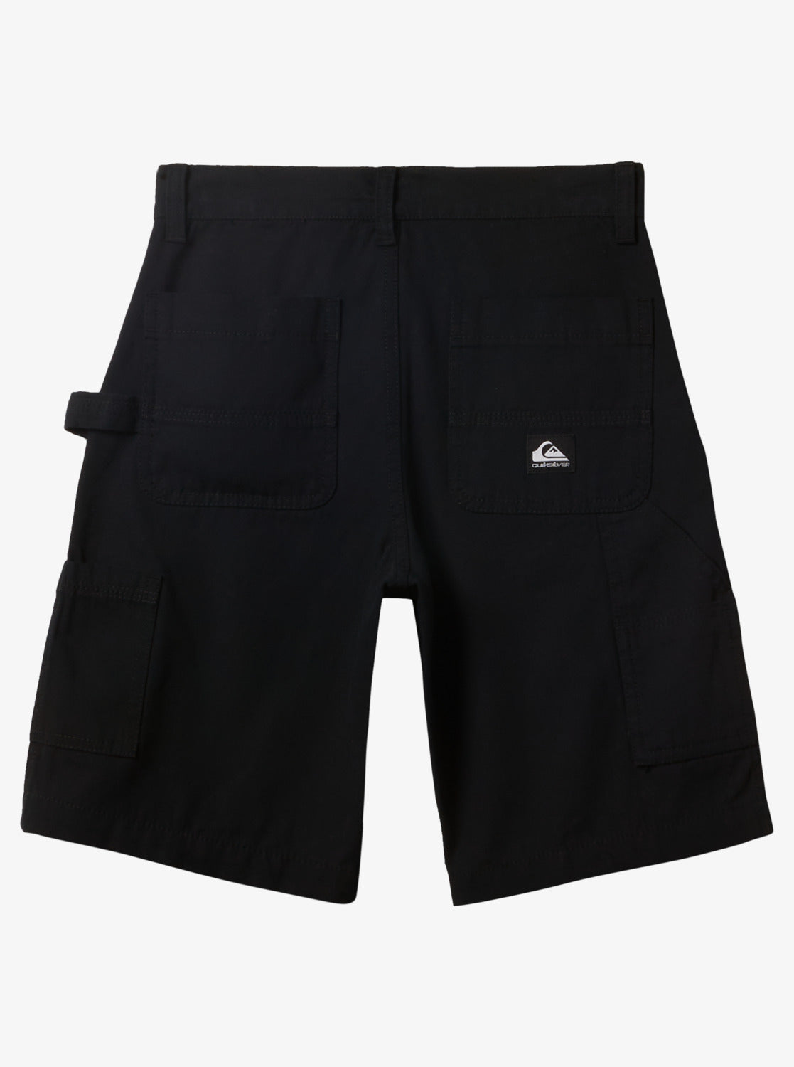 Quiksilver Youth Carpenter Shorts in black from rear