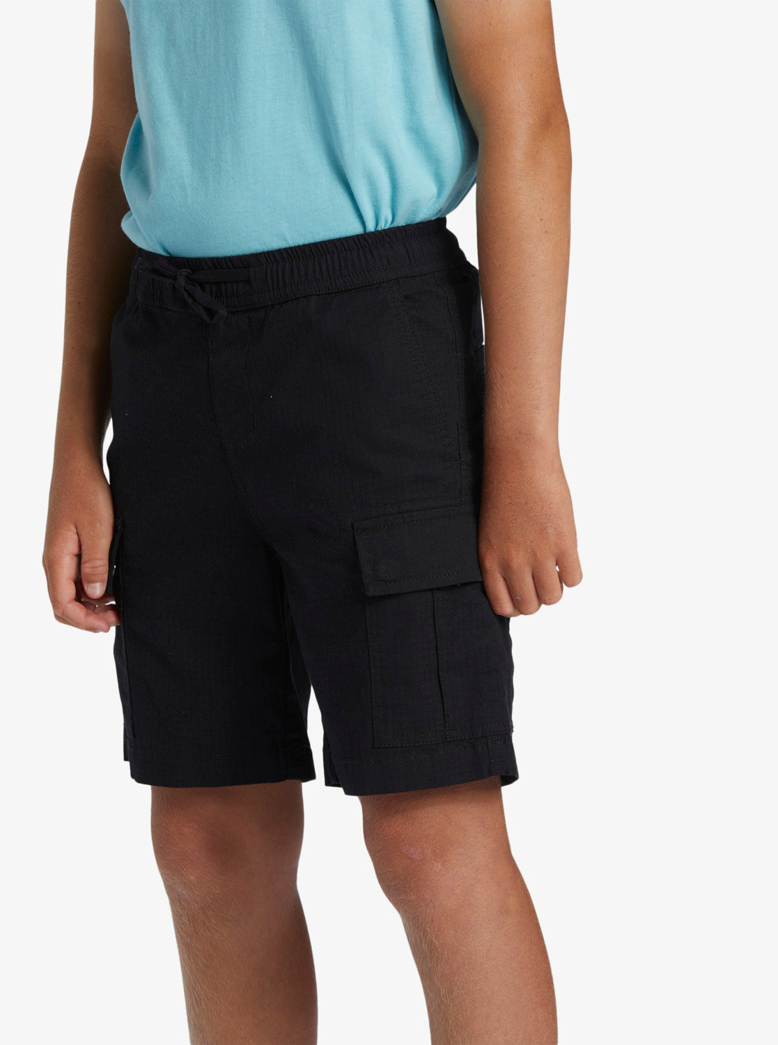 Quiksilver Youth Carpenter Shorts in black from front side