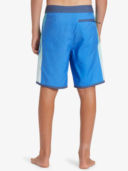 Quiksilver Youth Everyday Holmes 17" Boardshorts in nebulas blue from rear