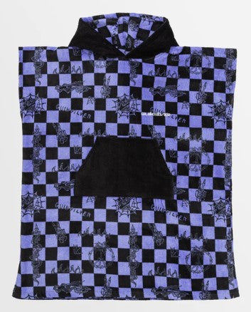 Quiksilver Youth Hooded Towel in amparo blue colourway