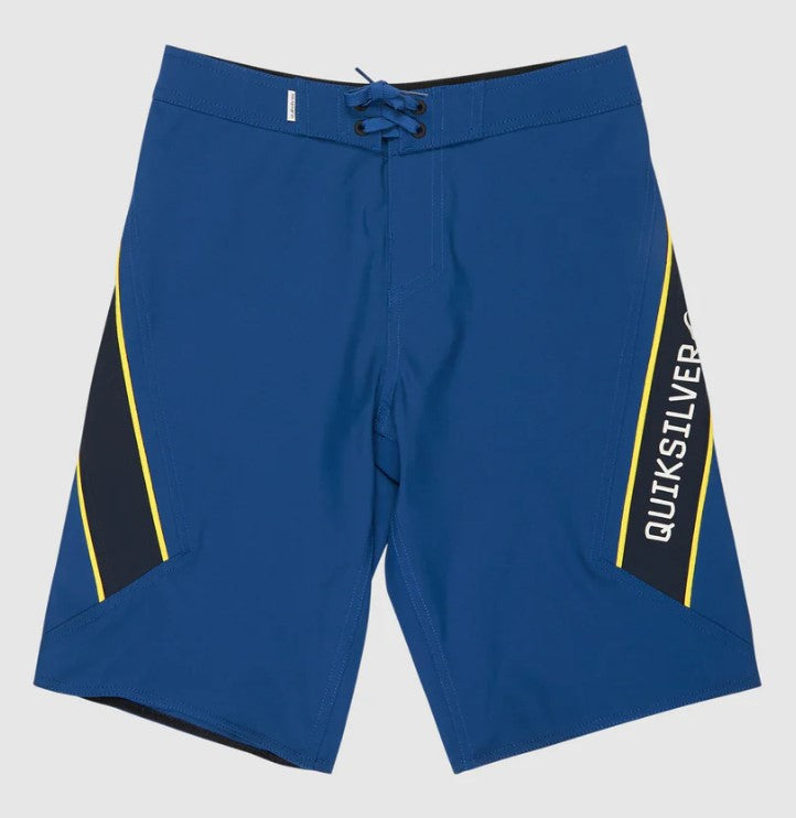 Quiksilver Youth Surfsilk Clicker 19" Boardshorts in monaco blue colourway from front