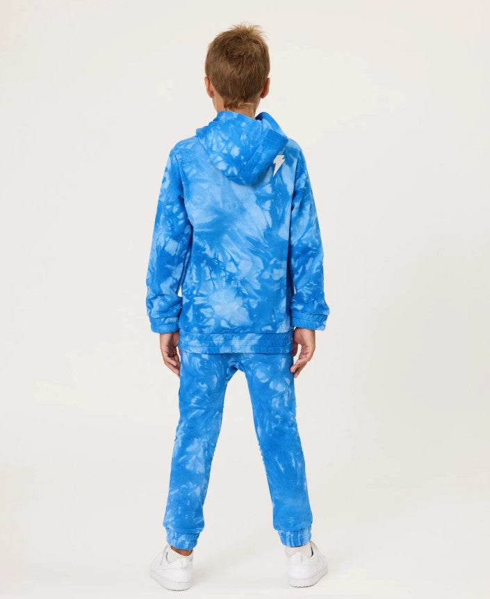 Radicool Dude Blue Tie Dye Boys Captain Pants from rear
