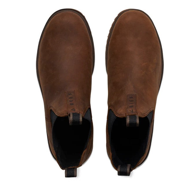 Reef Otis Mens Leather Boots showing  a pair from above