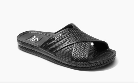 Reef Water X Slides in black from side