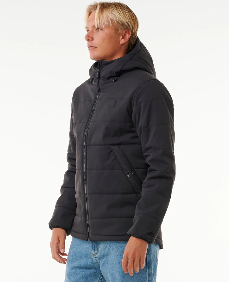 Rip Curl Anti Series Ridge Jacket in black from side