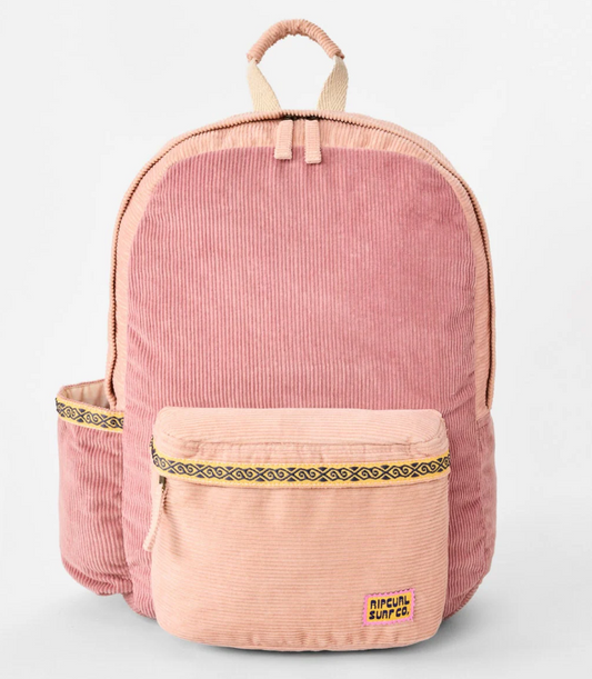 Rip Curl Icons 18 Litre Corduroy Backpack in dusty lilac colourway
