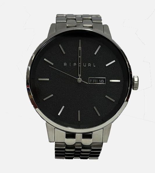 Rip Curl Detroit Silver SSS Watch Media 1 of 1 in silver colour with black face