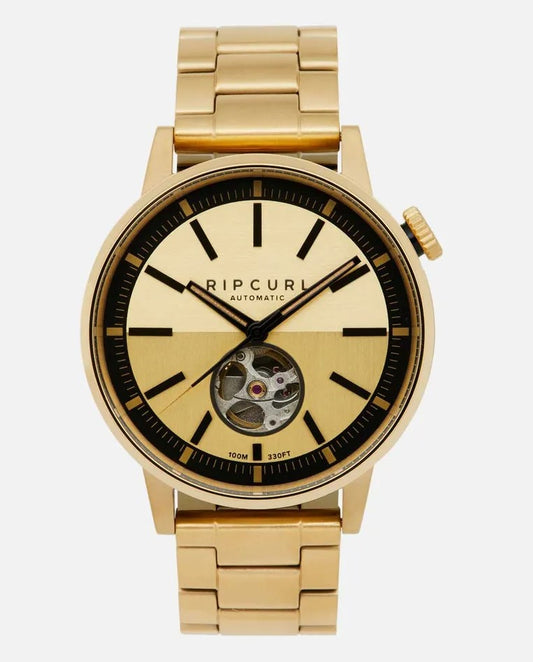 Rip Curl Drake Automatic SSS Surf Watch in gold